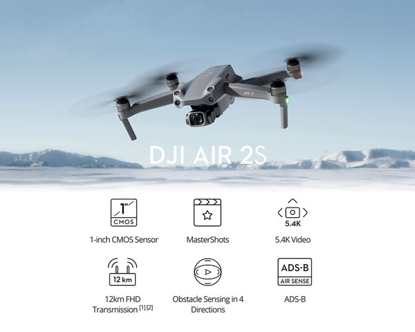 DJI AIR 2S Descriptions - All in One