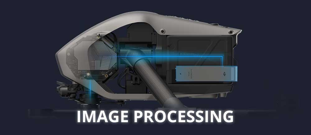 DJI Inspire 2 Image Processing and Storage