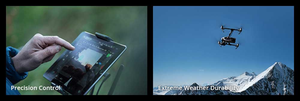 DJI Inspire 2 Precision Control and Extreme Weather Durability