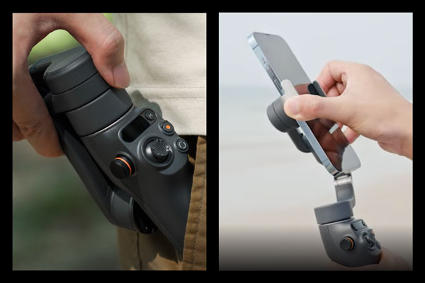 DJI Osmo Mobile 6    Descriptions - Compact and Portable, Quick Launch
