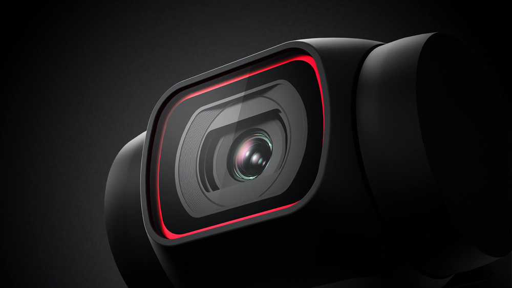 Close-up of DJI Pocket 2 Lens