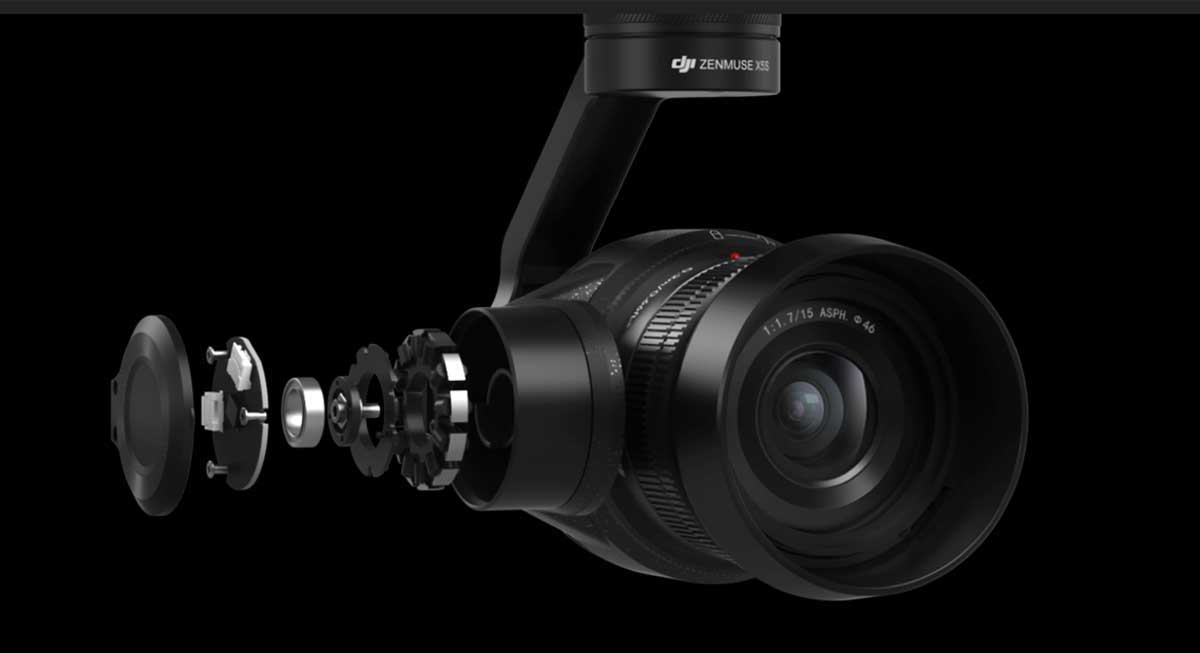 DJI Zenmuse X5S Enhanced Camera Stabilization