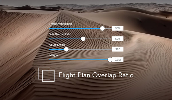 DJI GS PRO - Flight Plan Overlap Ratio