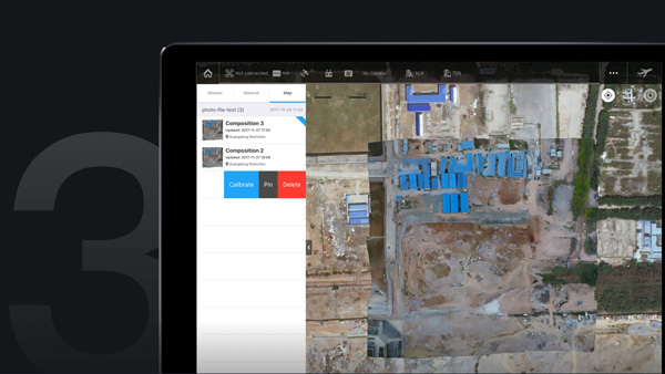 DJI GS PRO - Manage the Map