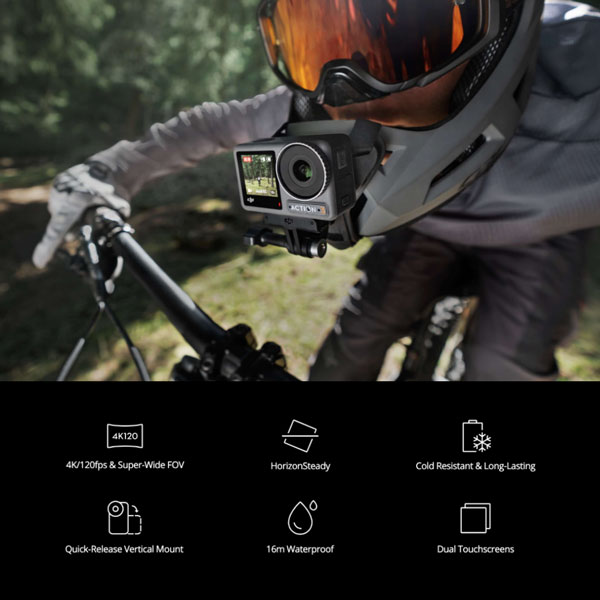 DJI Osmo Action 3 camera 16m Waterproof 4K/120fps & Super-Wide FOV Dual  Touchscreens original