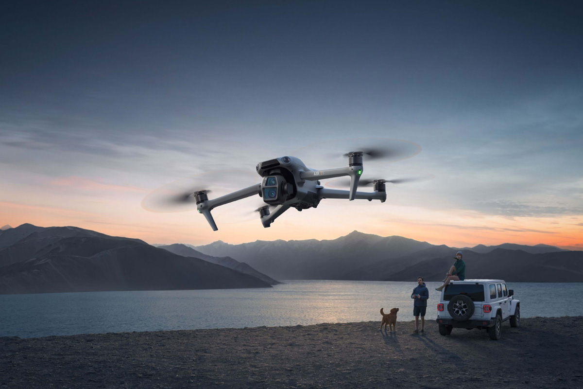 DJI Air 3S Descriptions - Dual-Camera Drone for Travel Photography