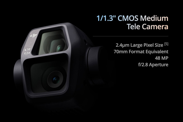 DJI Air 3S Descriptions - Medium Tele Camera: Unforgettable Portraits Photography