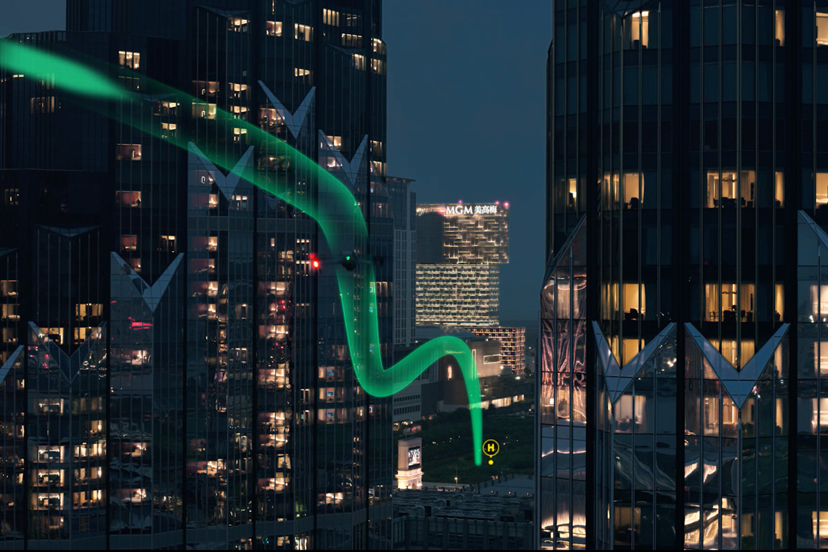 DJI Air 3S Descriptions - Nightscape Omnidirectional Obstacle Sensing