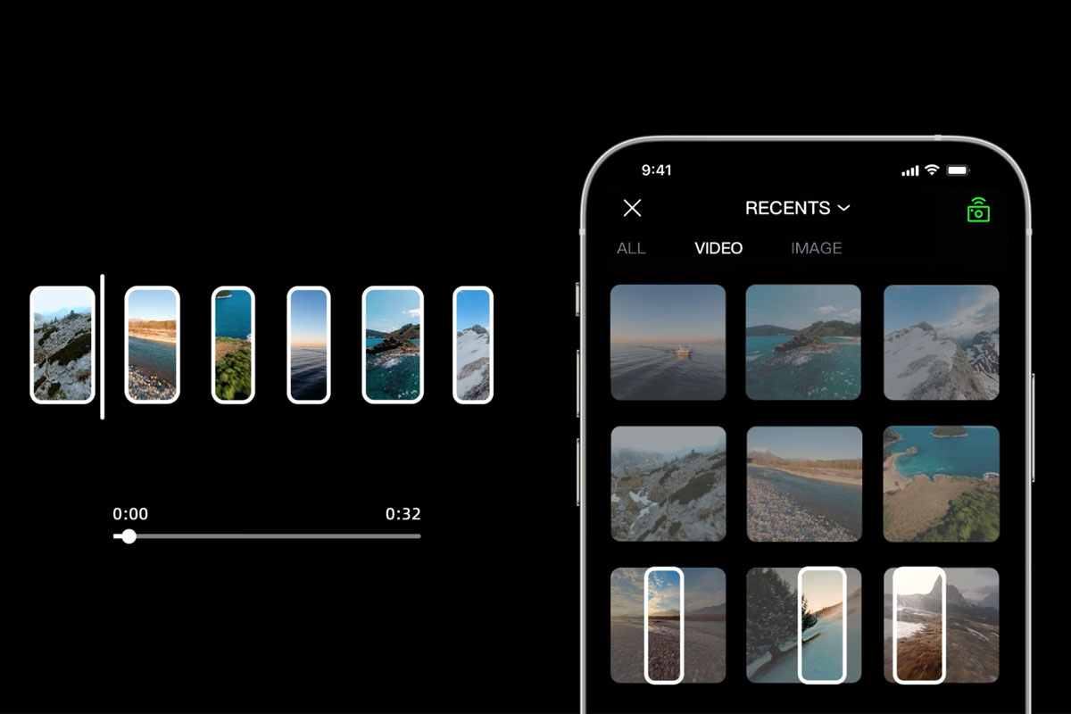 DJI Avata 2 Descriptions - LightCut App, One-Tap Magic