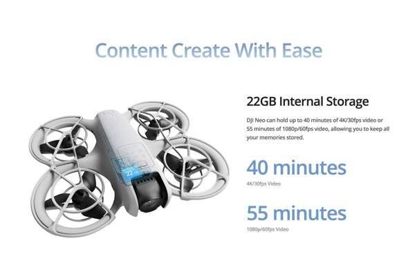 DJI Neo Descriptions - Create Content with Ease