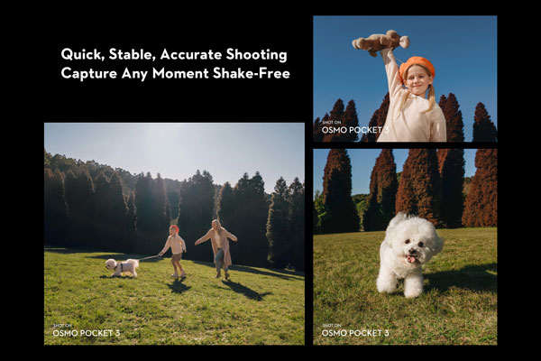 DJI Osmo Pocket 3 Descriptions - Capture Any Moment Shake-Free