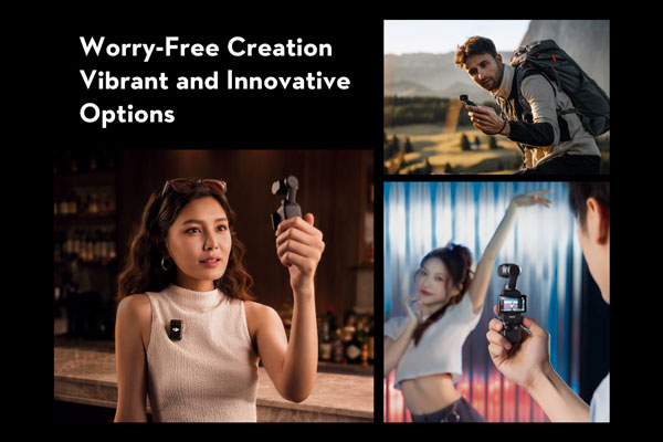 DJI Osmo Pocket 3 Descriptions - Vibrant and Innovative Options