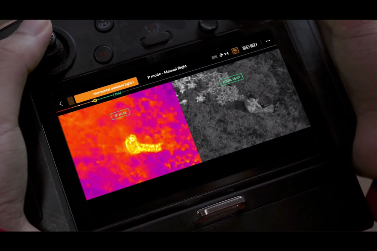 DJI Zenmuse H20N Descriptions - Synchronized Split-screen Zoom