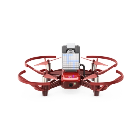 DJI RoboMaster TT - Front View with Propeller Guards and Extension Kit