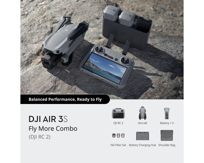 DJI Air 3S Fly More Combo (DJI RC 2)