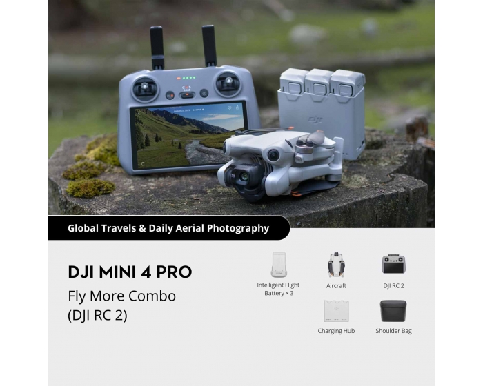 DJI Mini 4 Pro Fly More Combo (DJI RC 2)